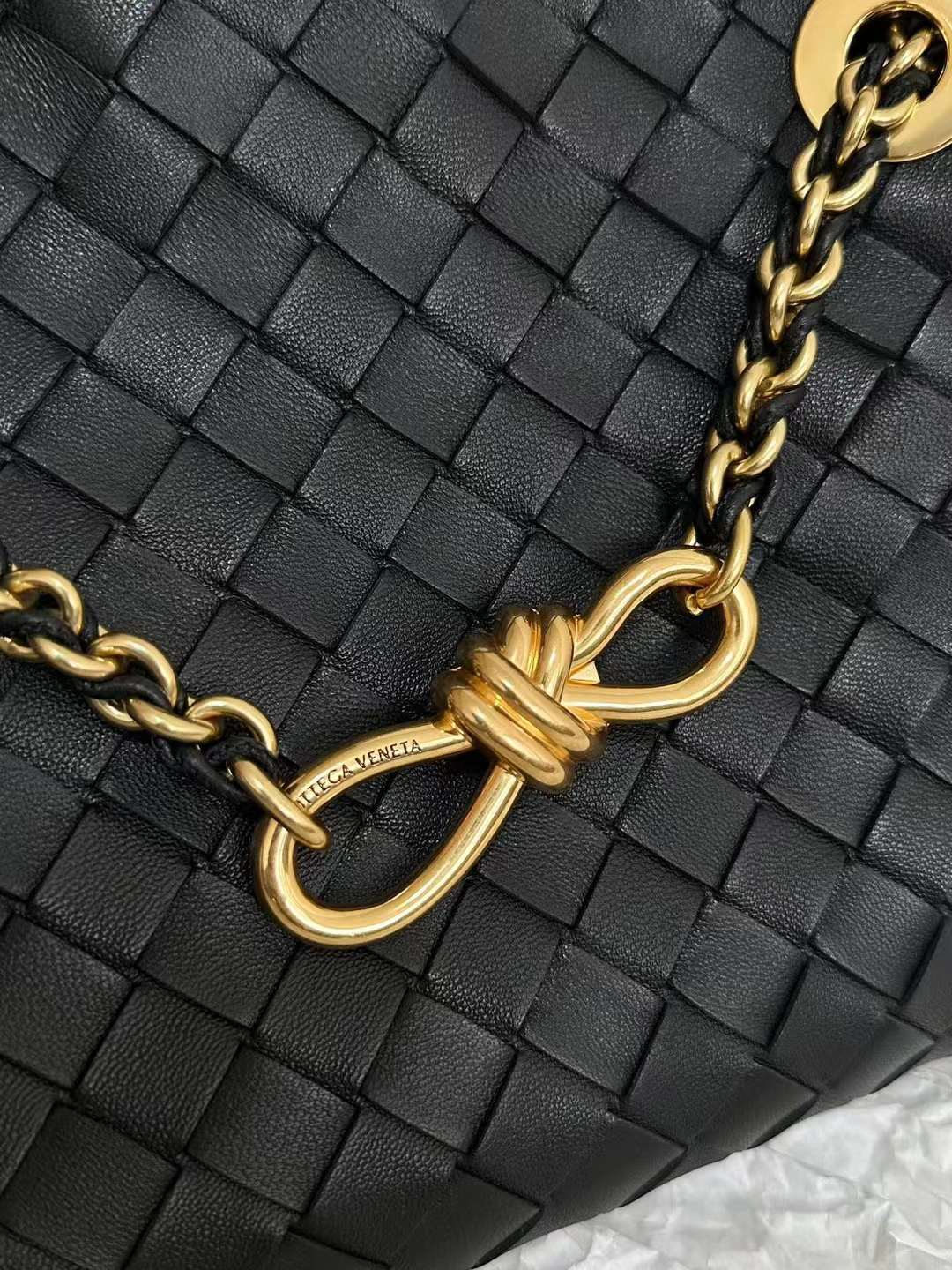 Bottega Veneta BV andiamo Chain briefcase view 4