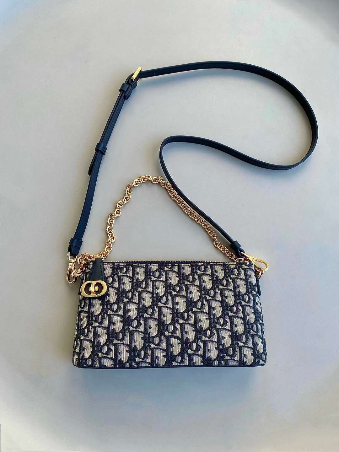 Dior Canvas mahjong bag view 3