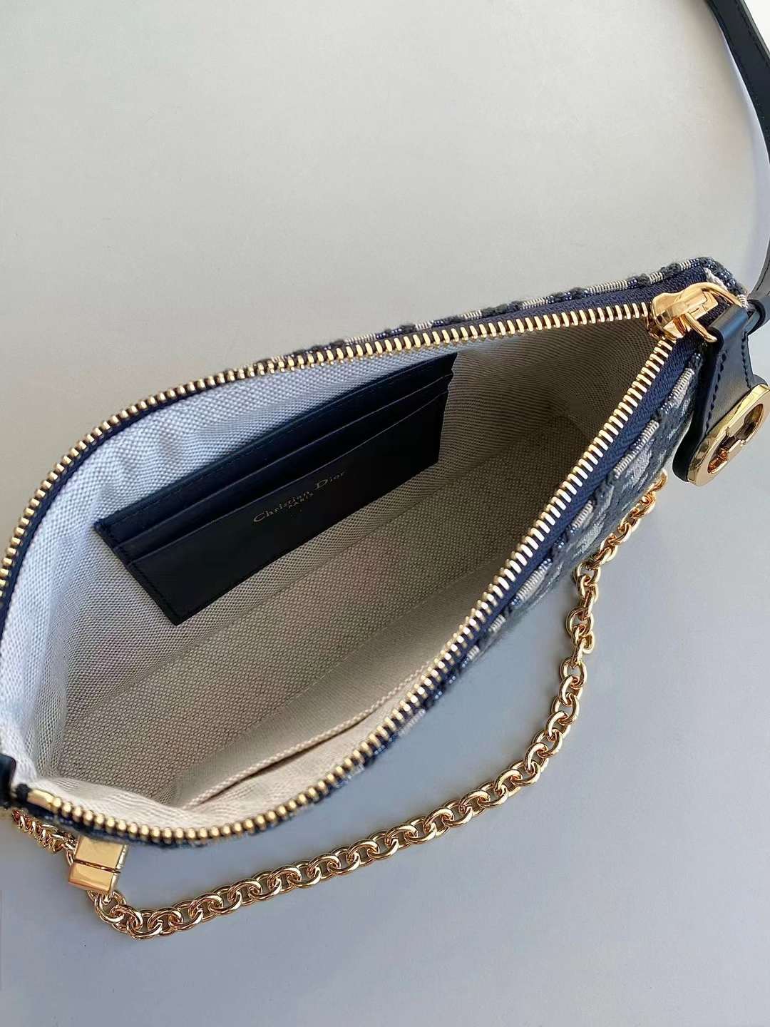 Dior Canvas mahjong bag view 5