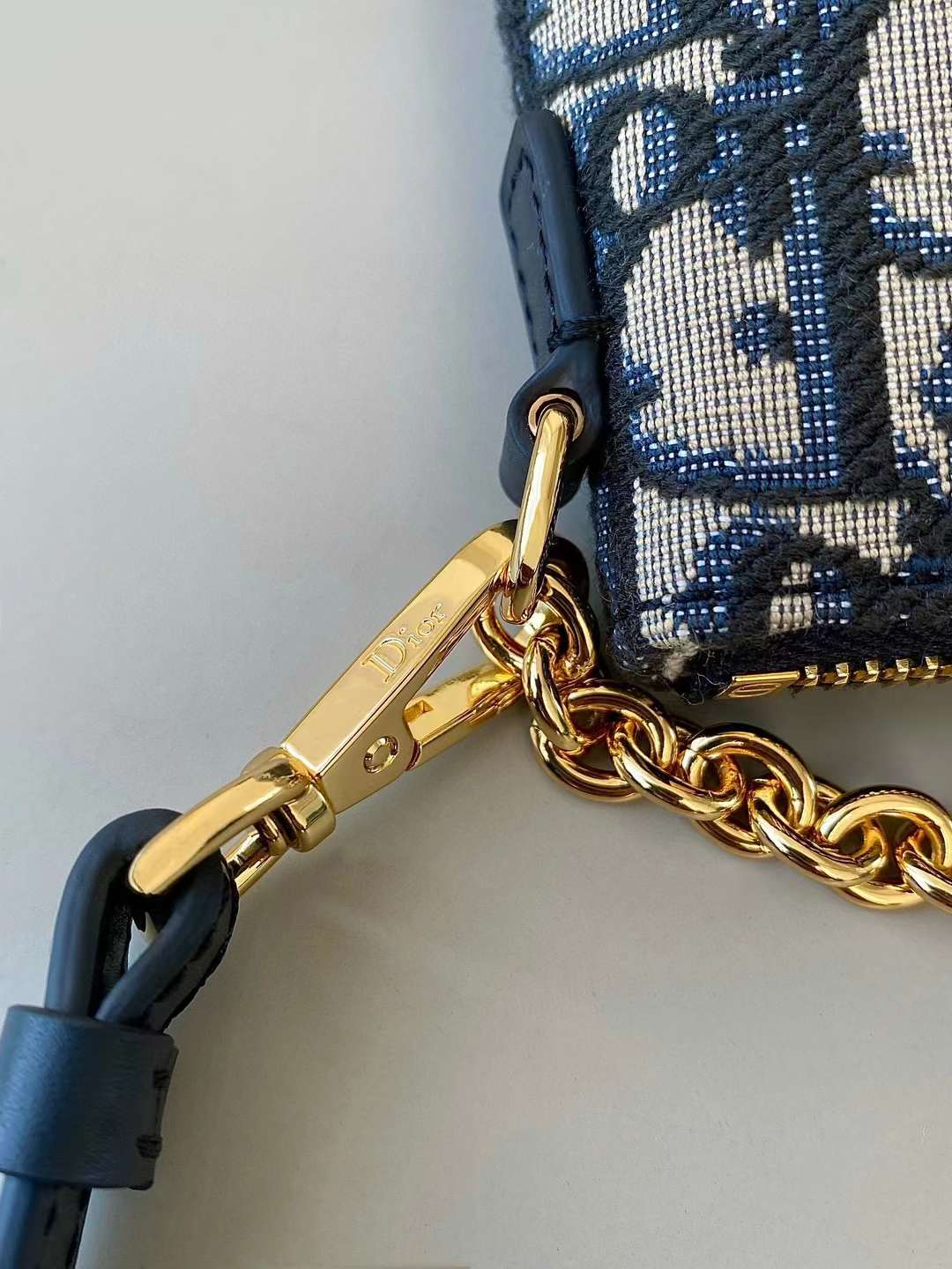 Dior Canvas mahjong bag view 6