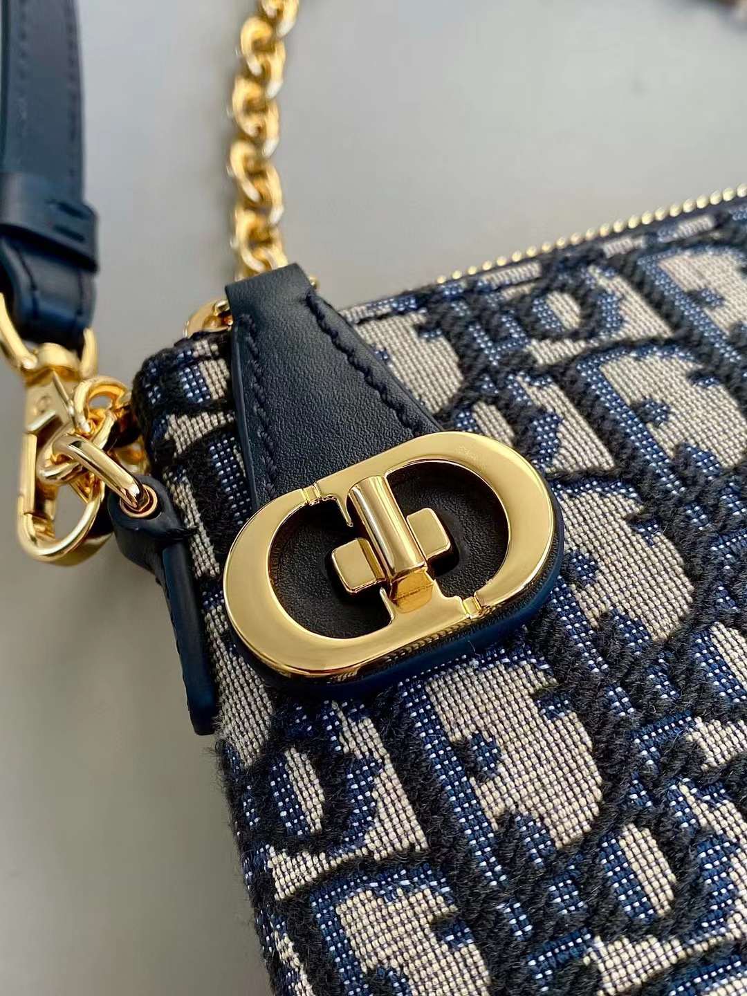 Dior Canvas mahjong bag view 7