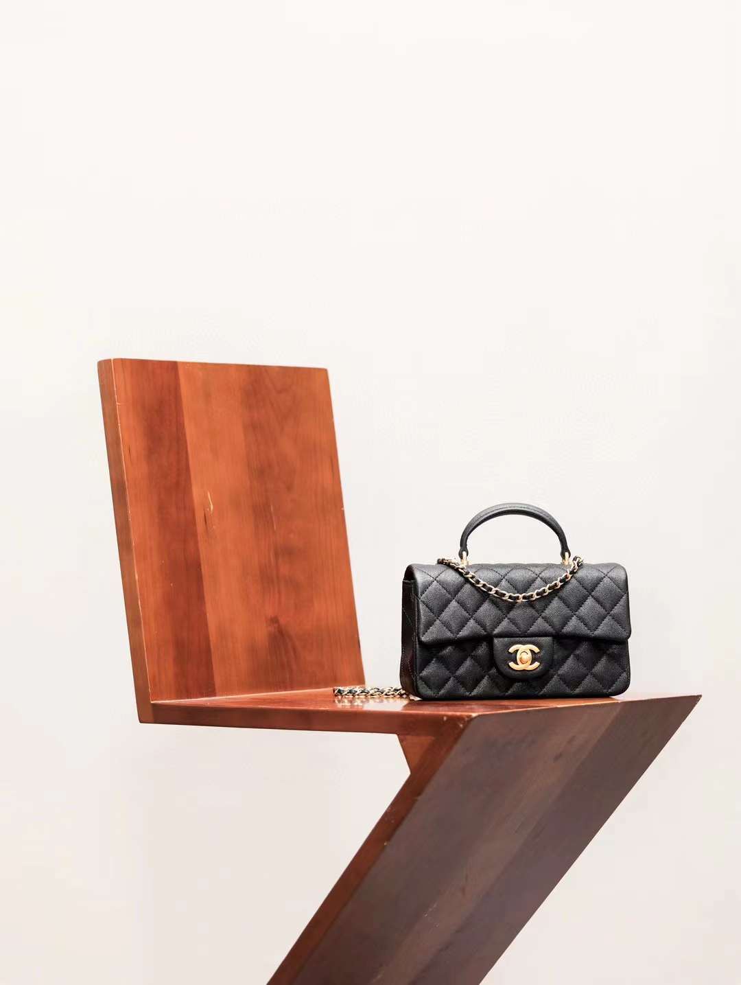 Chanel CF handle bag view 2