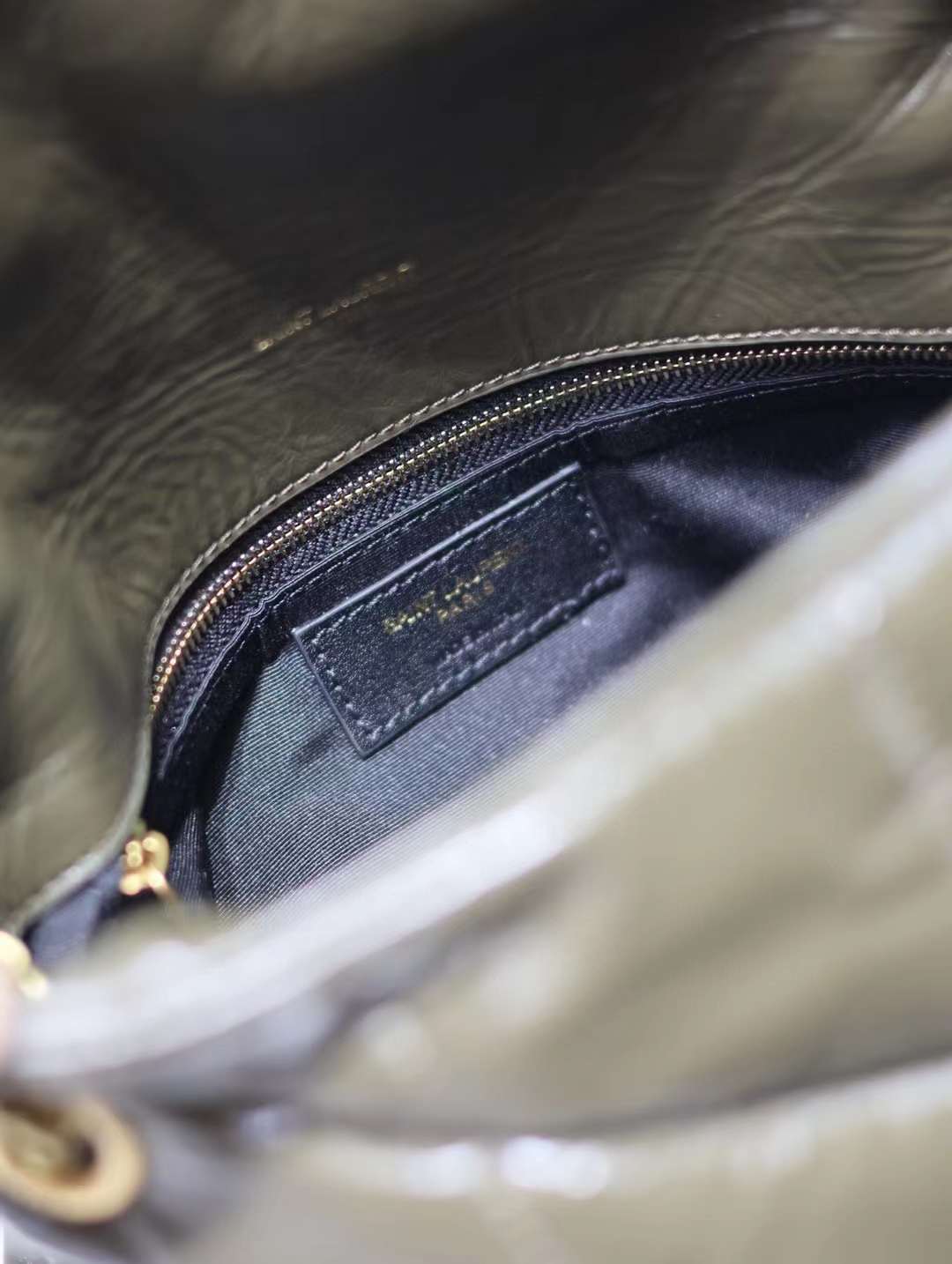 Saint Laurent Loulou Puffer Double chain bag view 8
