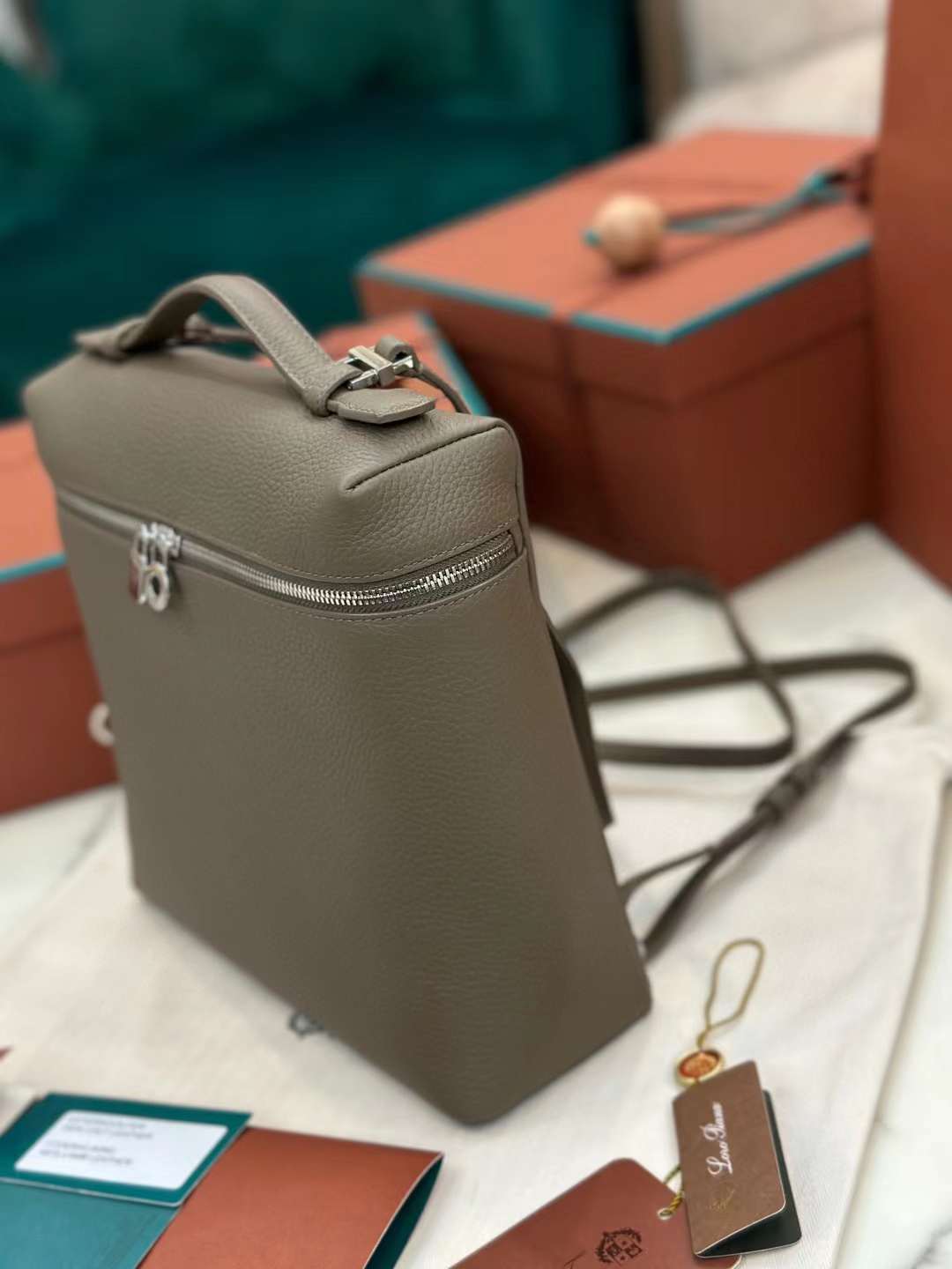 Loro Piana Extra Pocket Backpack view 3