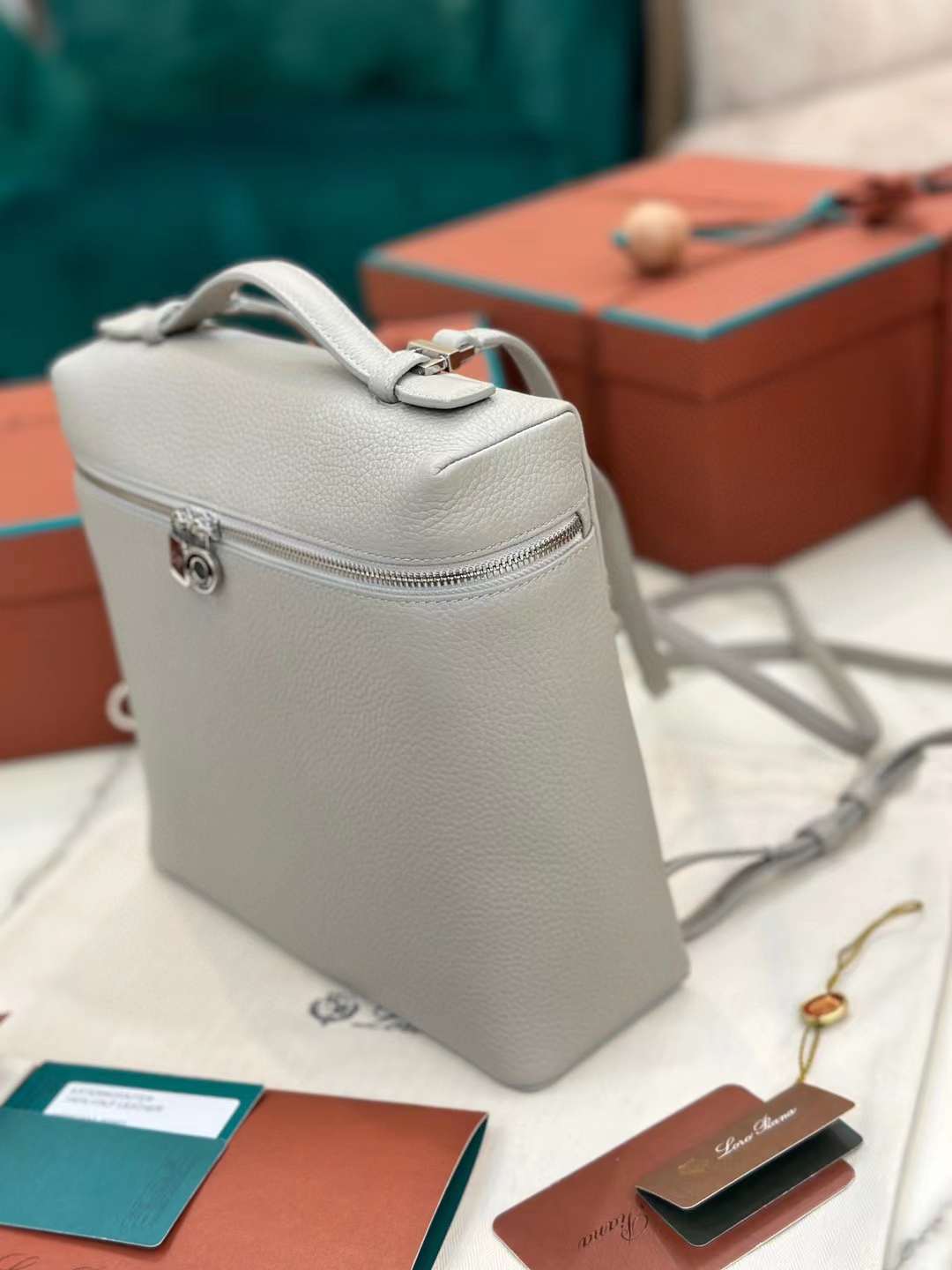 Loro Piana Extra Pocket Backpack view 3