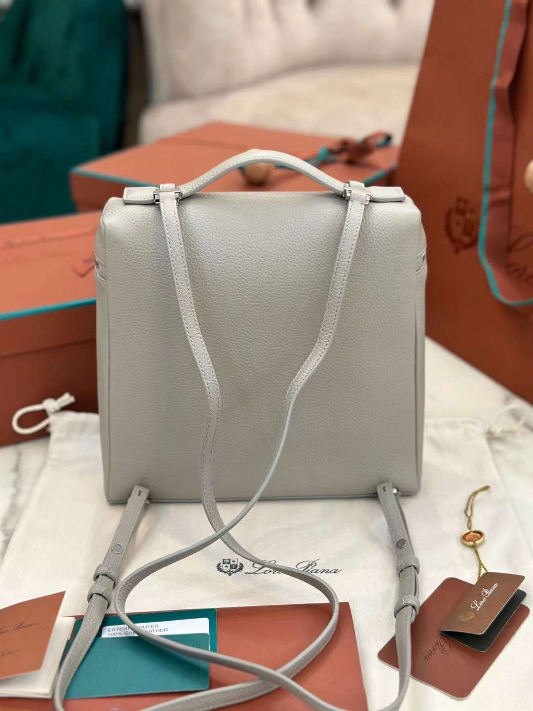 Loro Piana Extra Pocket Backpack view 7