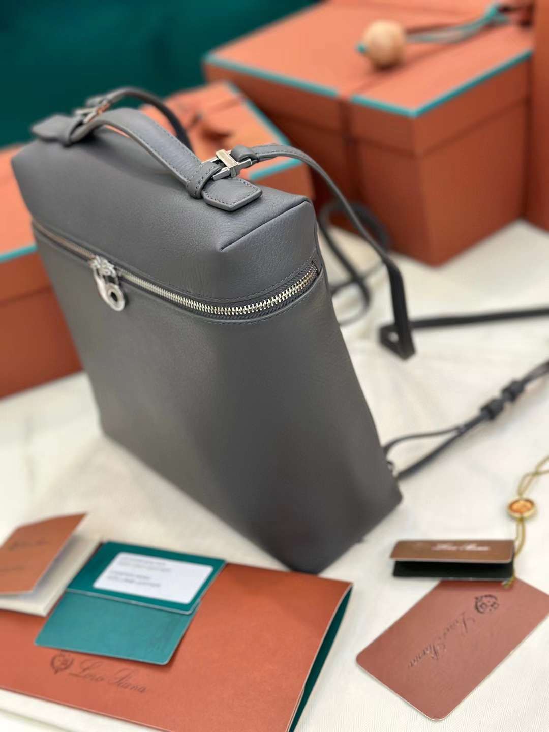 Loro Piana Extra Pocket Backpack view 4