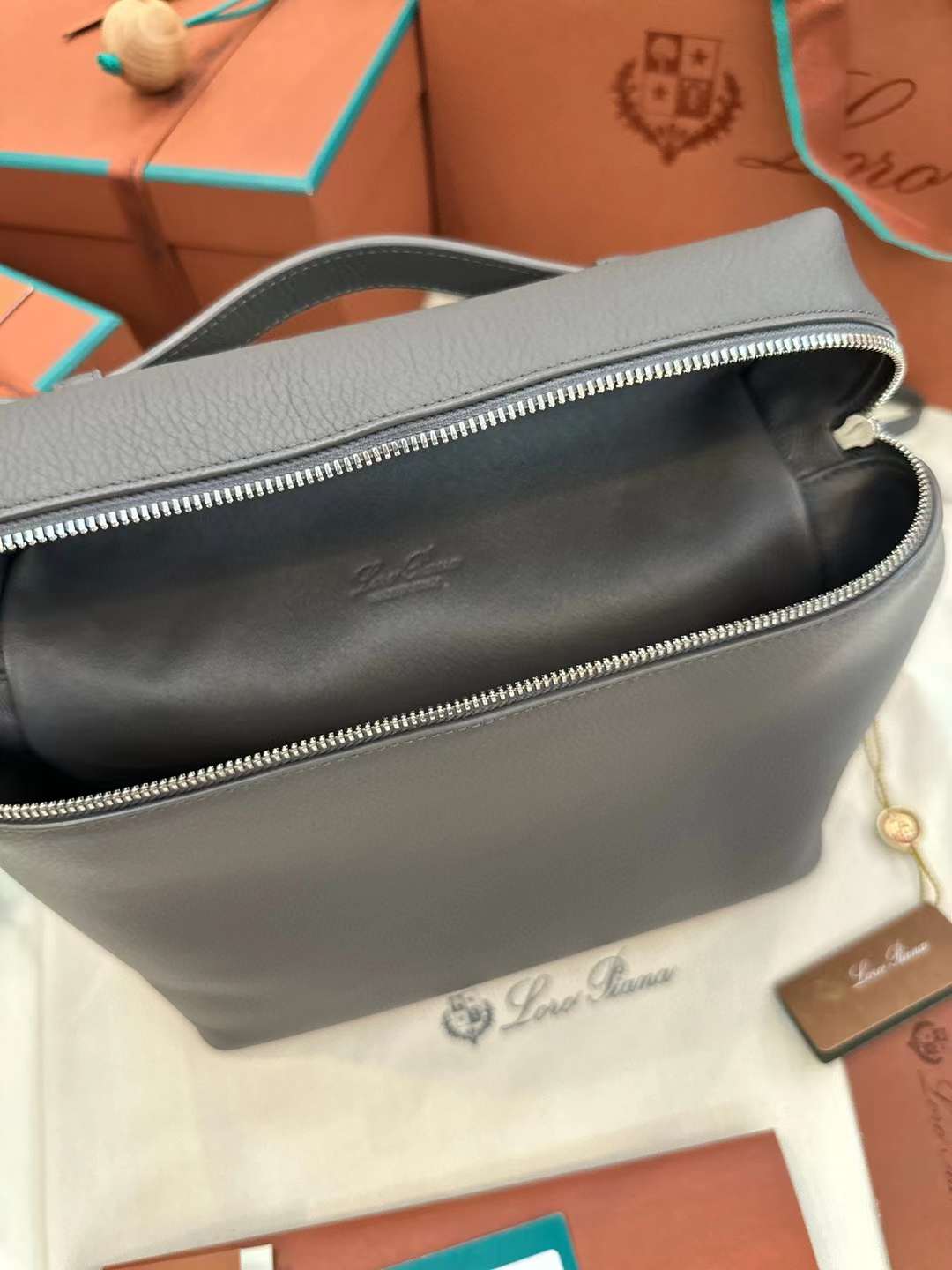 Loro Piana Extra Pocket Backpack view 5