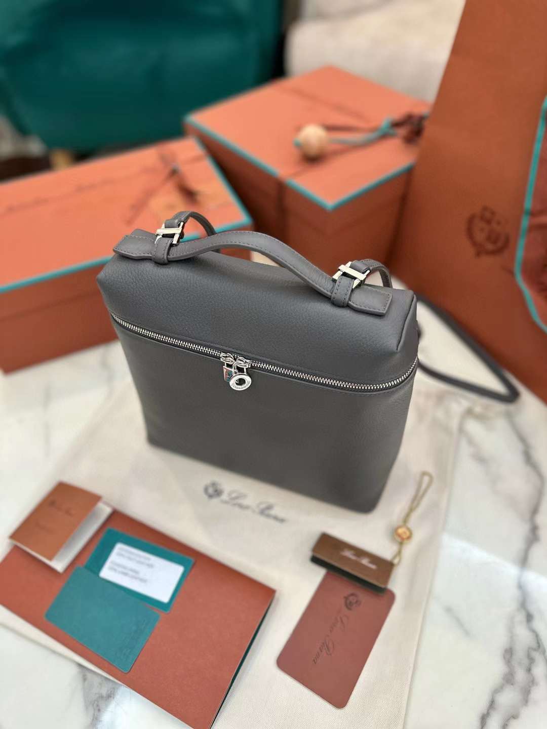 Loro Piana Extra Pocket Backpack view 6