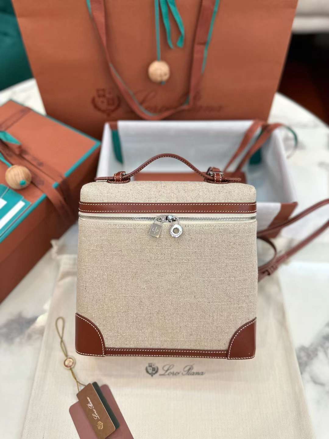 Loro Piana Extra Pocket Backpack view 1