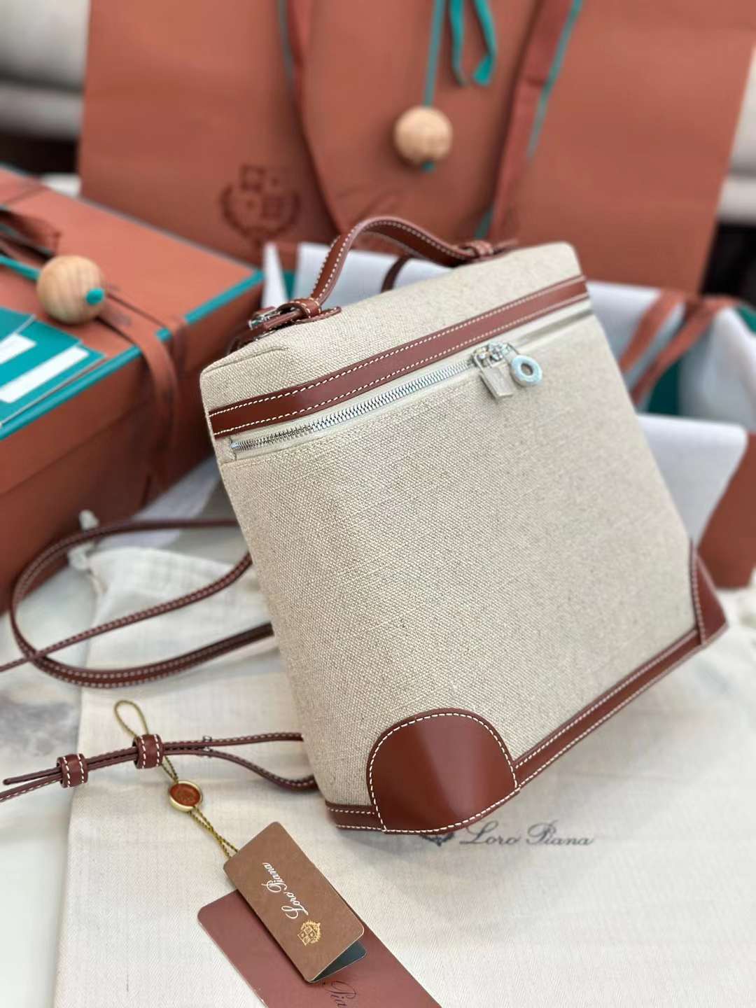 Loro Piana Extra Pocket Backpack view 9