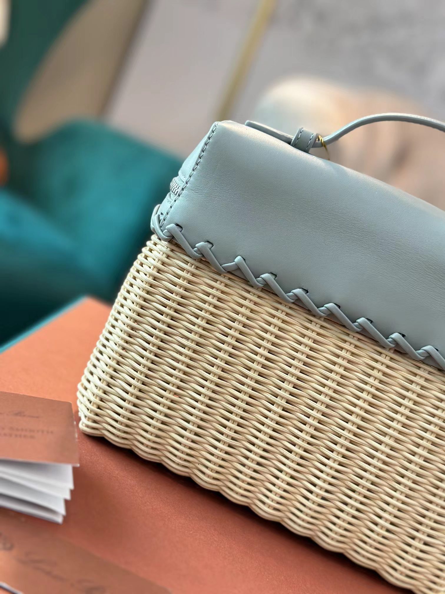 Loro Piana extrapocket Bamboo bag view 12