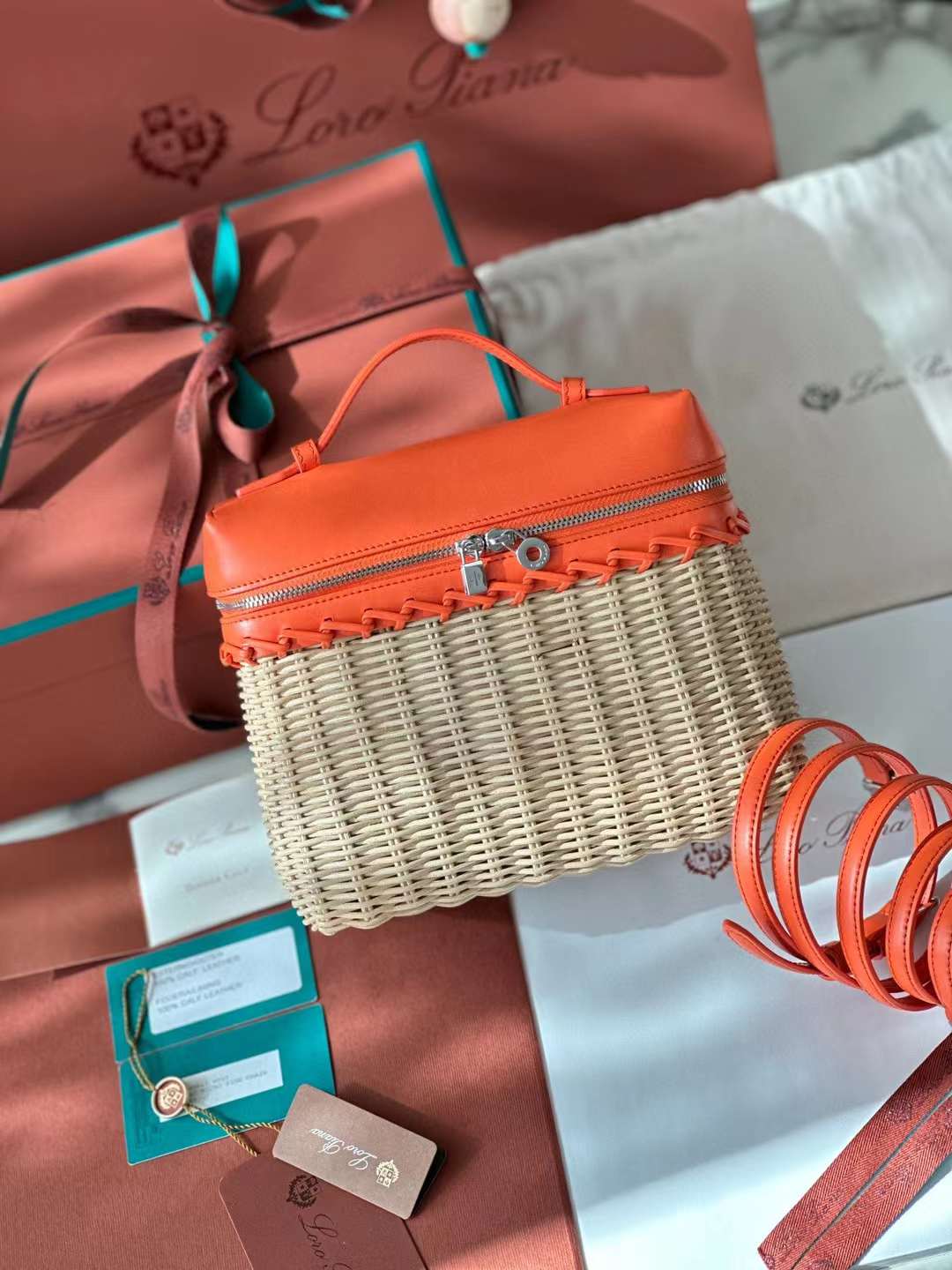 Loro Piana extrapocket Bamboo bag view 2