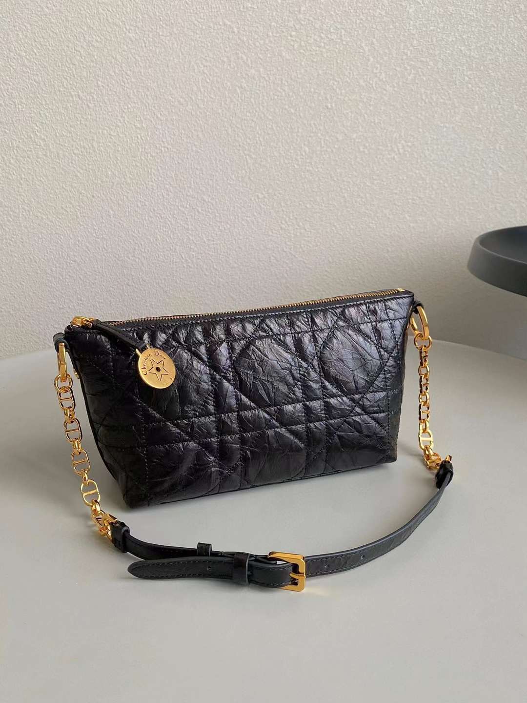 Dior oil wax leather star bag view 2