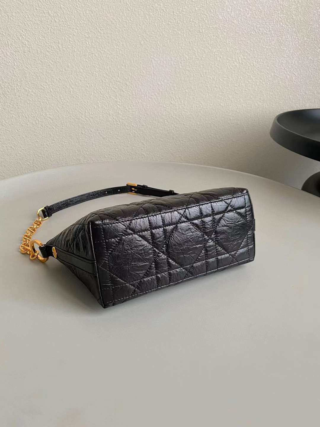 Dior oil wax leather star bag view 3