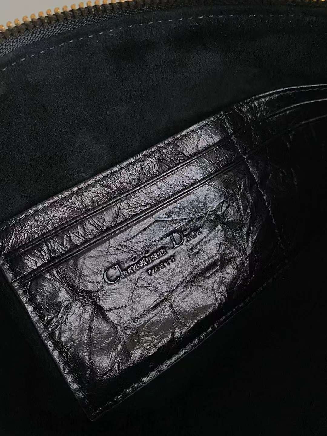 Dior oil wax leather star bag view 7