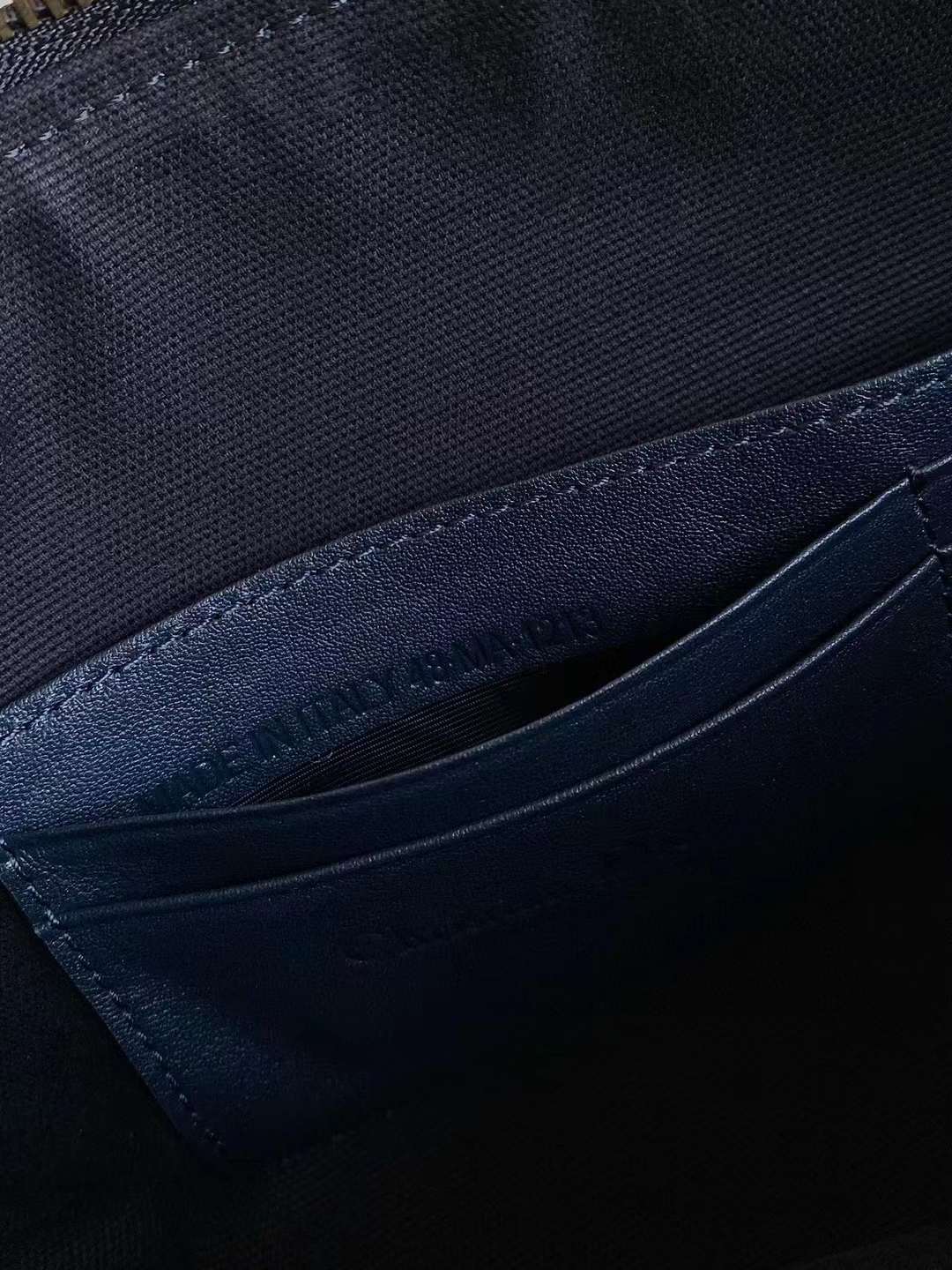 Dior star blue canvas bag view 5