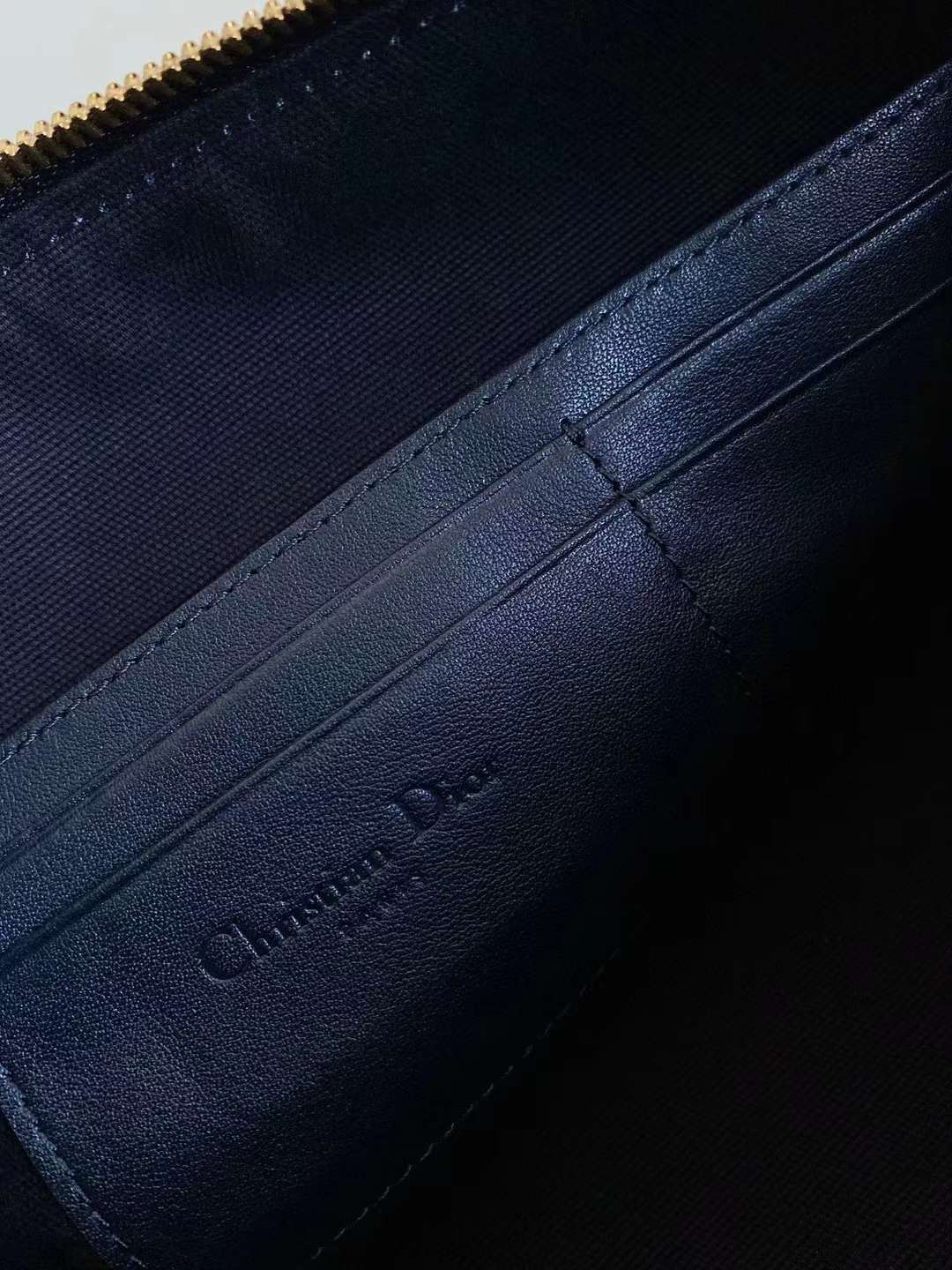 Dior star blue canvas bag view 7