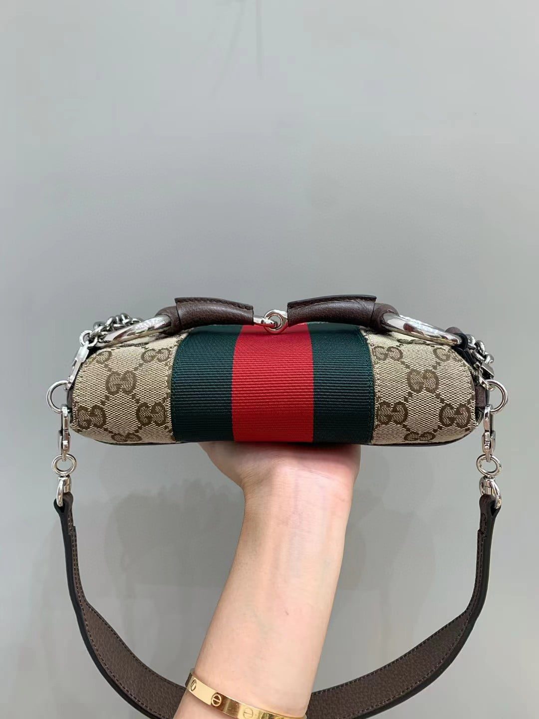 Gucci Horsebit Chain Small Shoulder Bag view 10