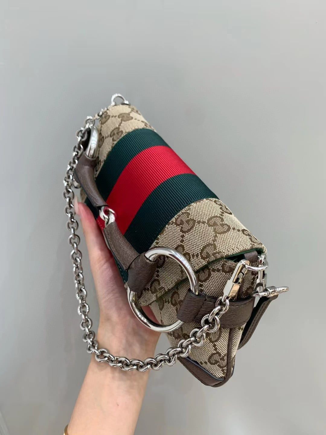 Gucci Horsebit Chain Small Shoulder Bag view 7