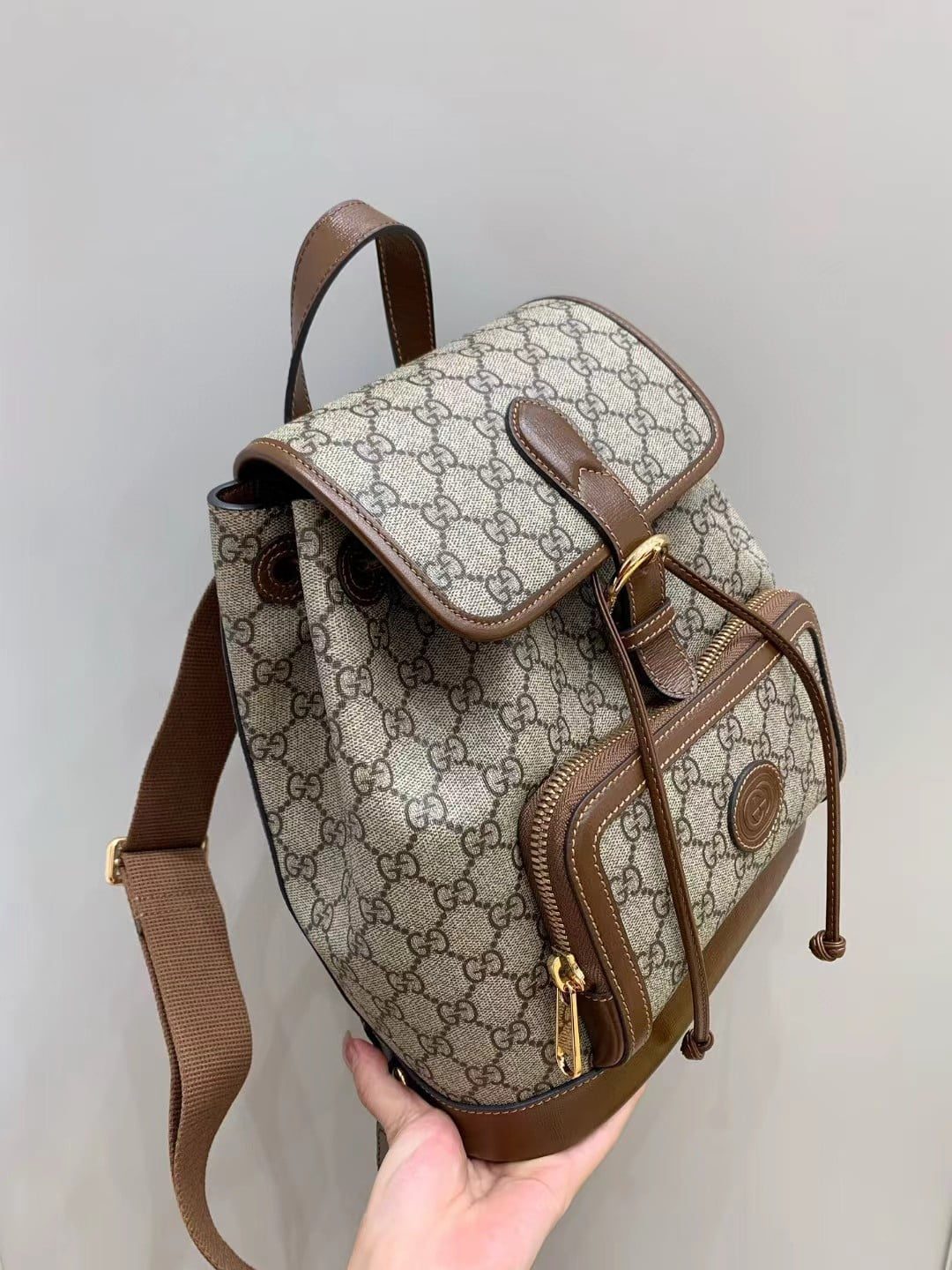 Gucci Retro Backpack with Interlocking G view 3