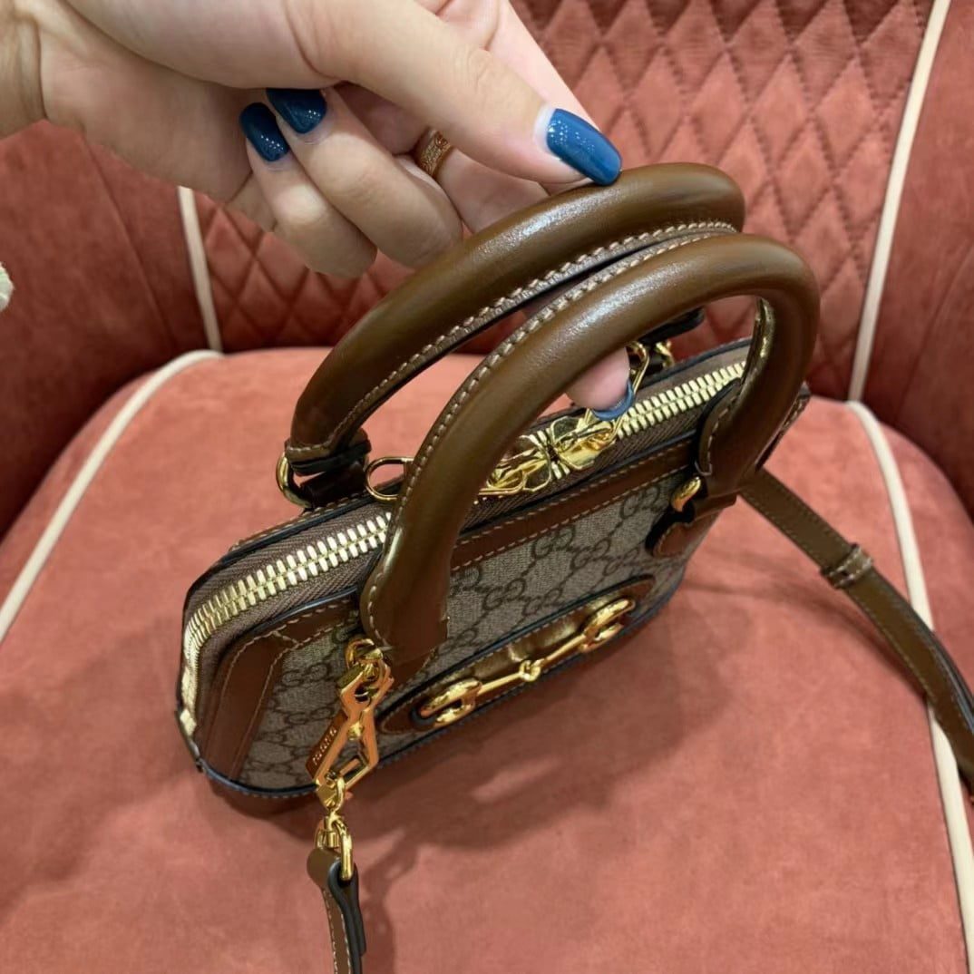 Gucci Horsebit 1955 Top Handle Bag view 8