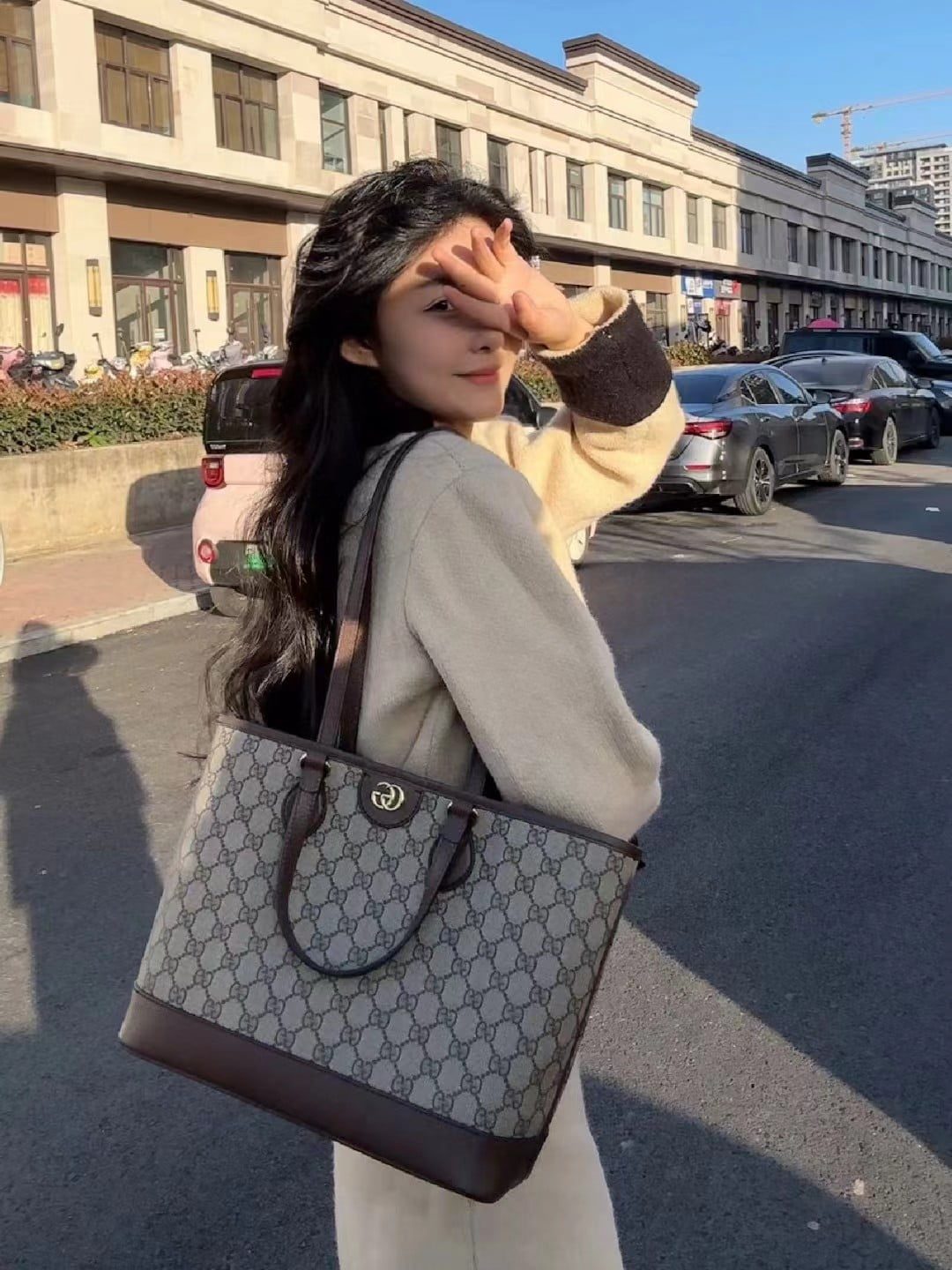 Gucci Ophidia Tote Bag view 11