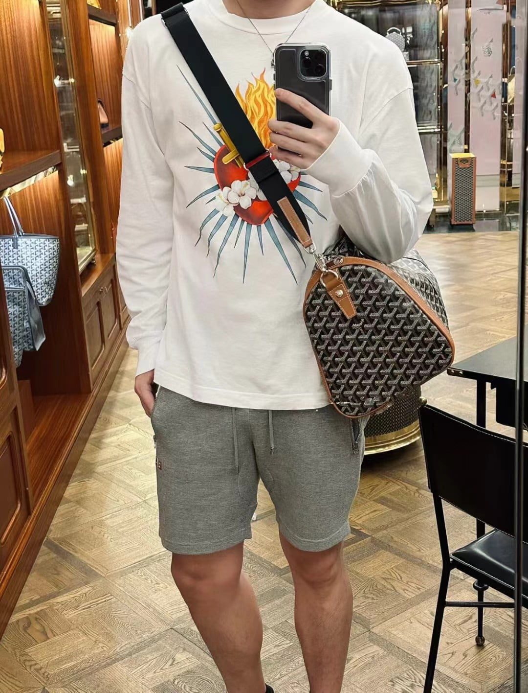 Goyard Boston Bag view 14
