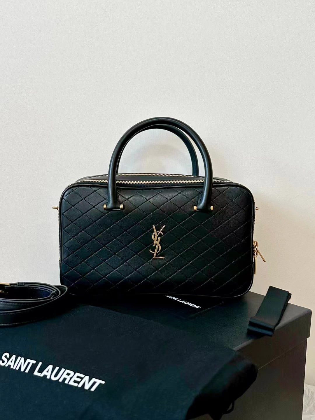 Saint Laurent Liya Bowling Bag view 1
