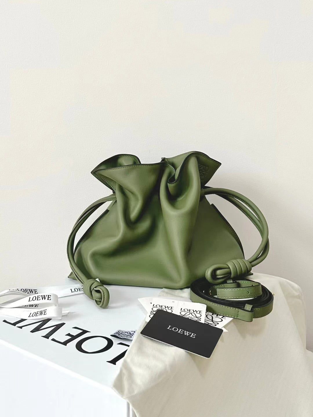 Loewe Flamenco Clutch in Nappa Clafskin view 1