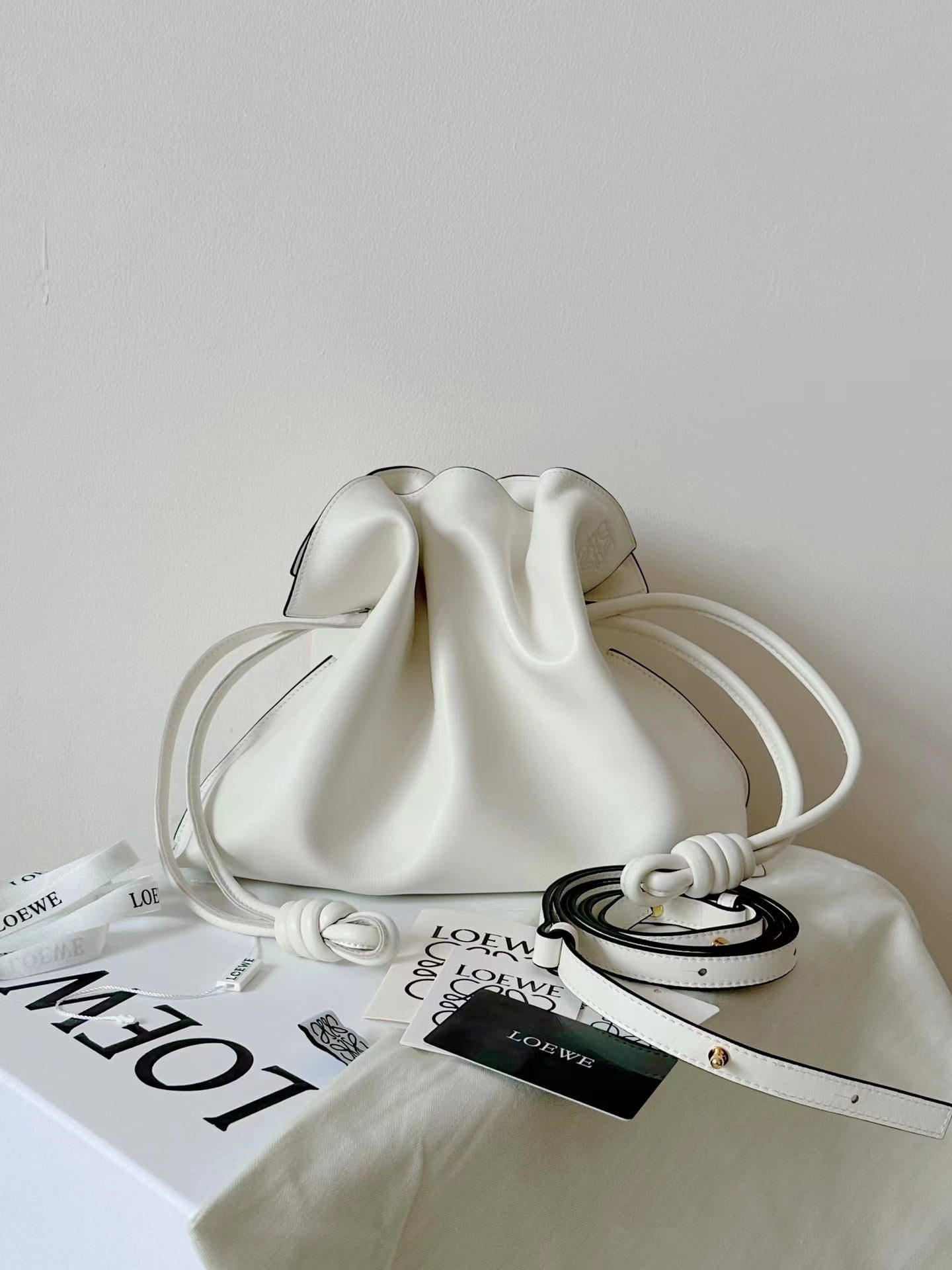 Loewe Flamenco Clutch in Nappa Clafskin view 3