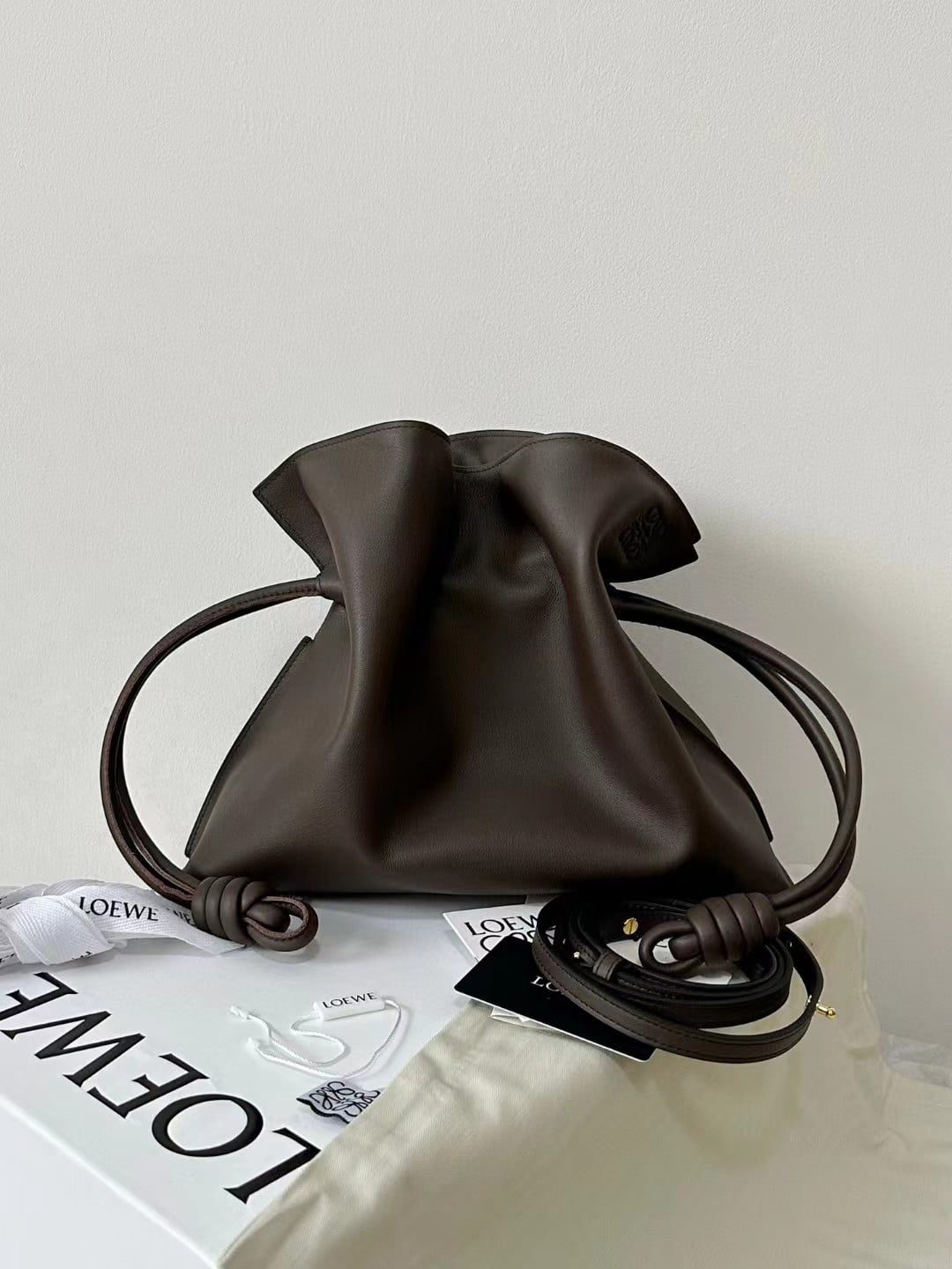Loewe Flamenco Clutch in Nappa Clafskin view 5
