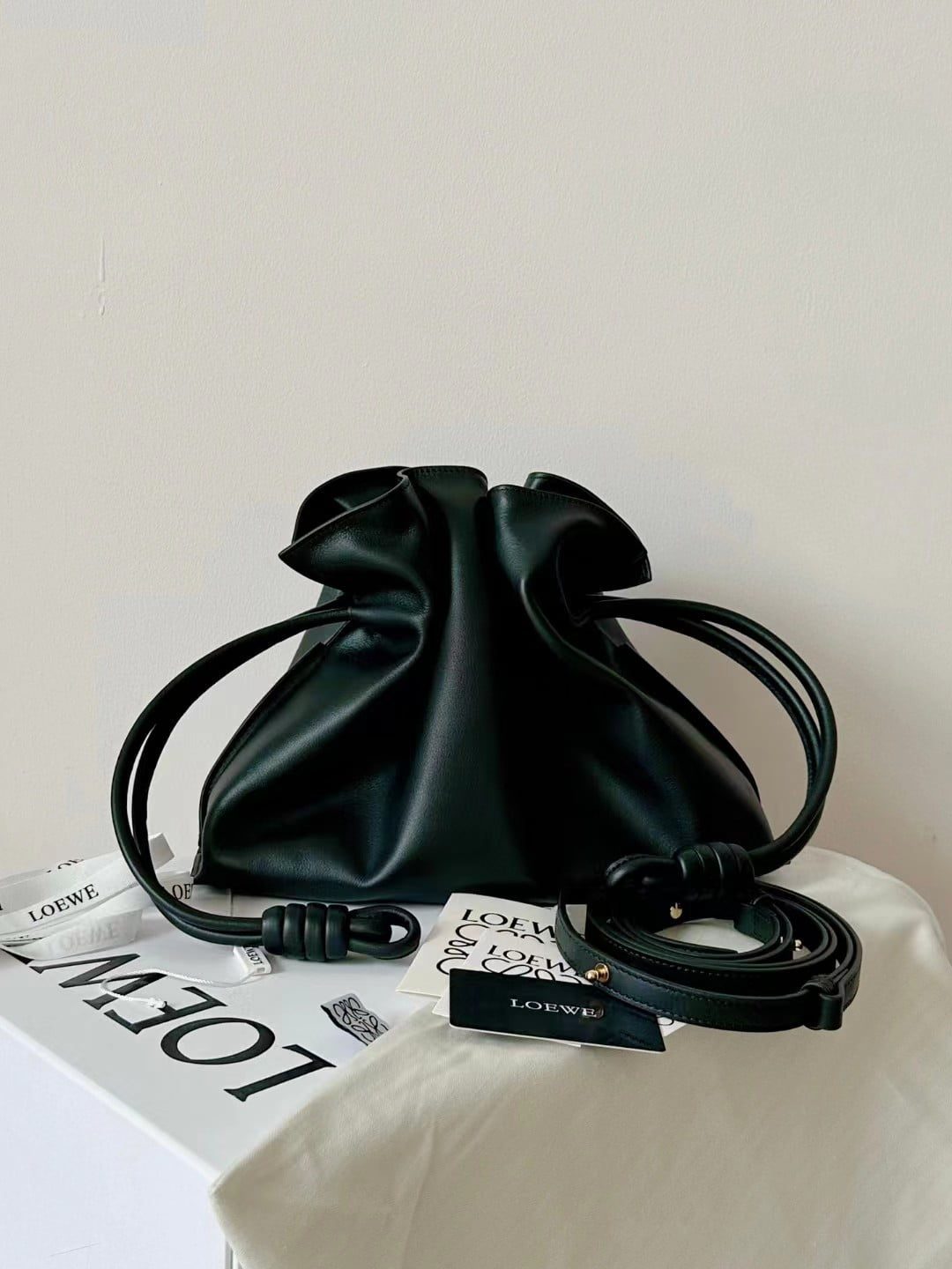 Loewe Flamenco Clutch in Nappa Clafskin view 6
