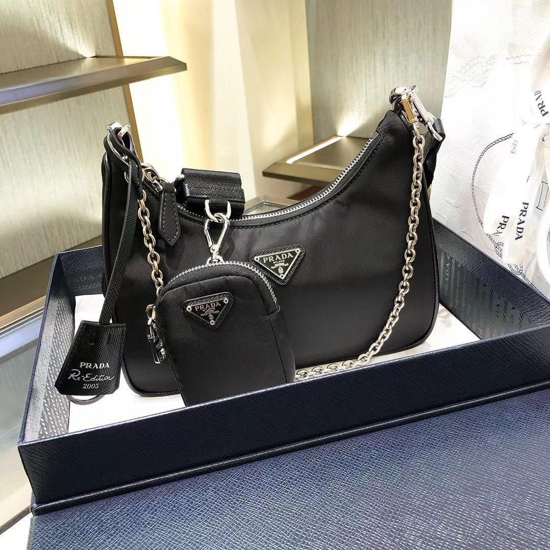 Prada Re-Edition 2005 Re-Nylon Bag 1BH204 view 19