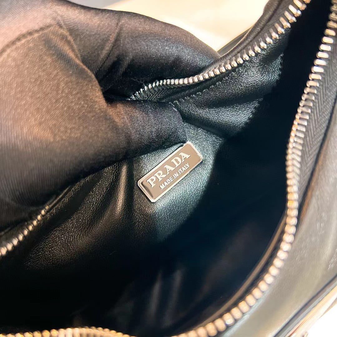 Prada Soft Padded Nappa Leather Mini Bag 1BA384 view 12