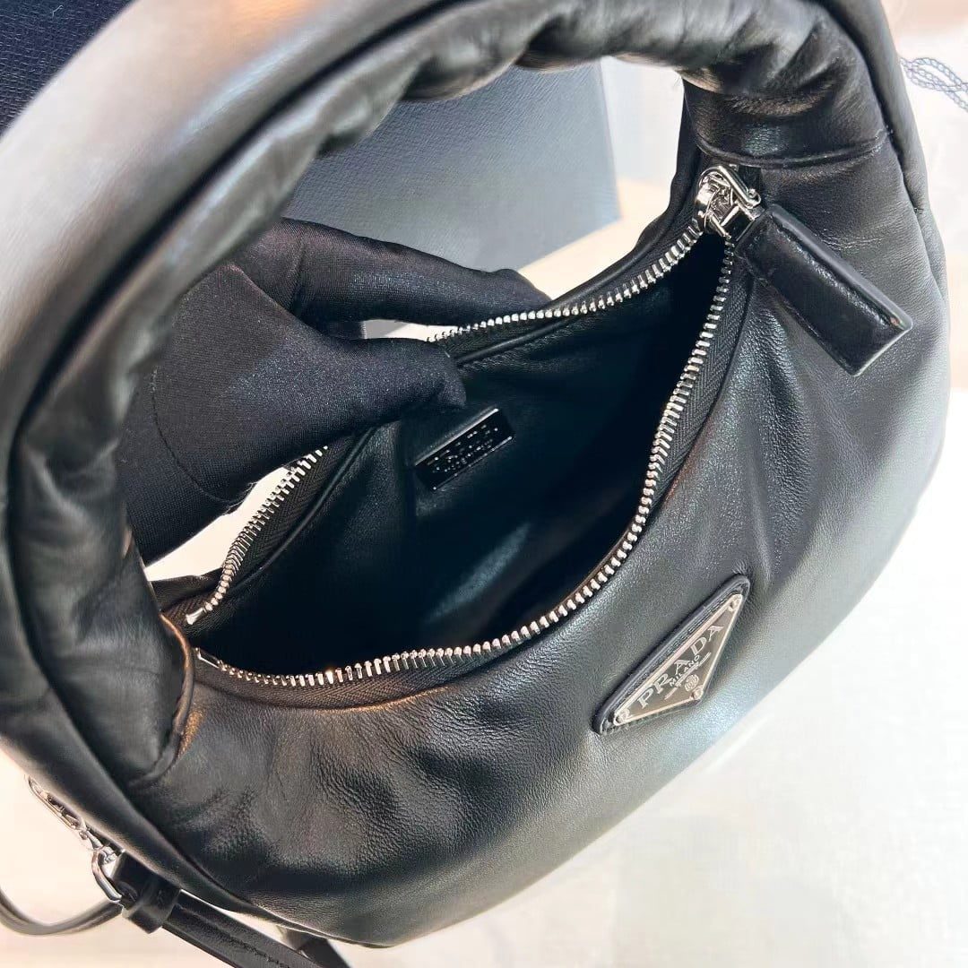 Prada Soft Padded Nappa Leather Mini Bag 1BA384 view 13