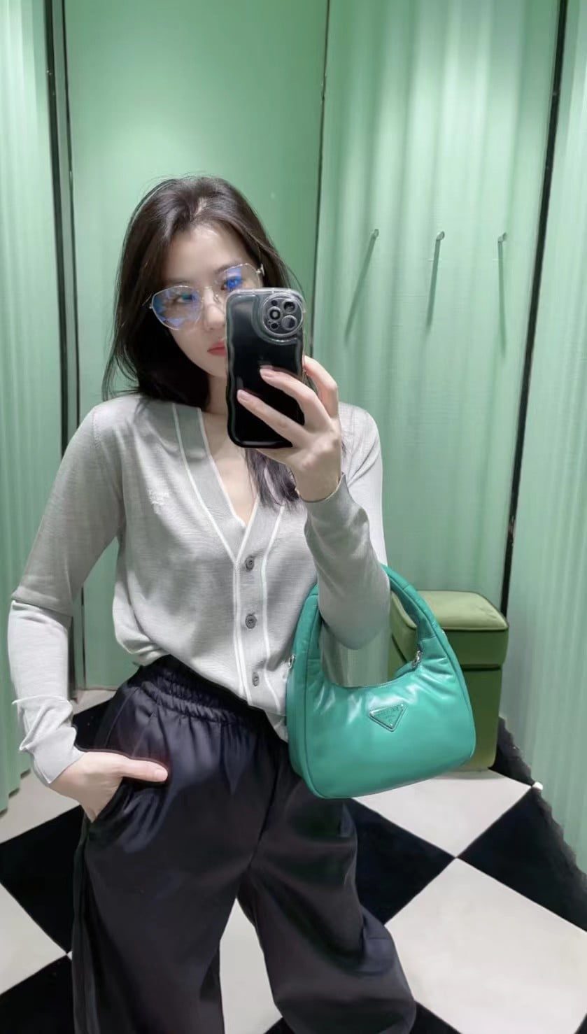 Prada Soft Padded Nappa Leather Mini Bag 1BA384 view 15