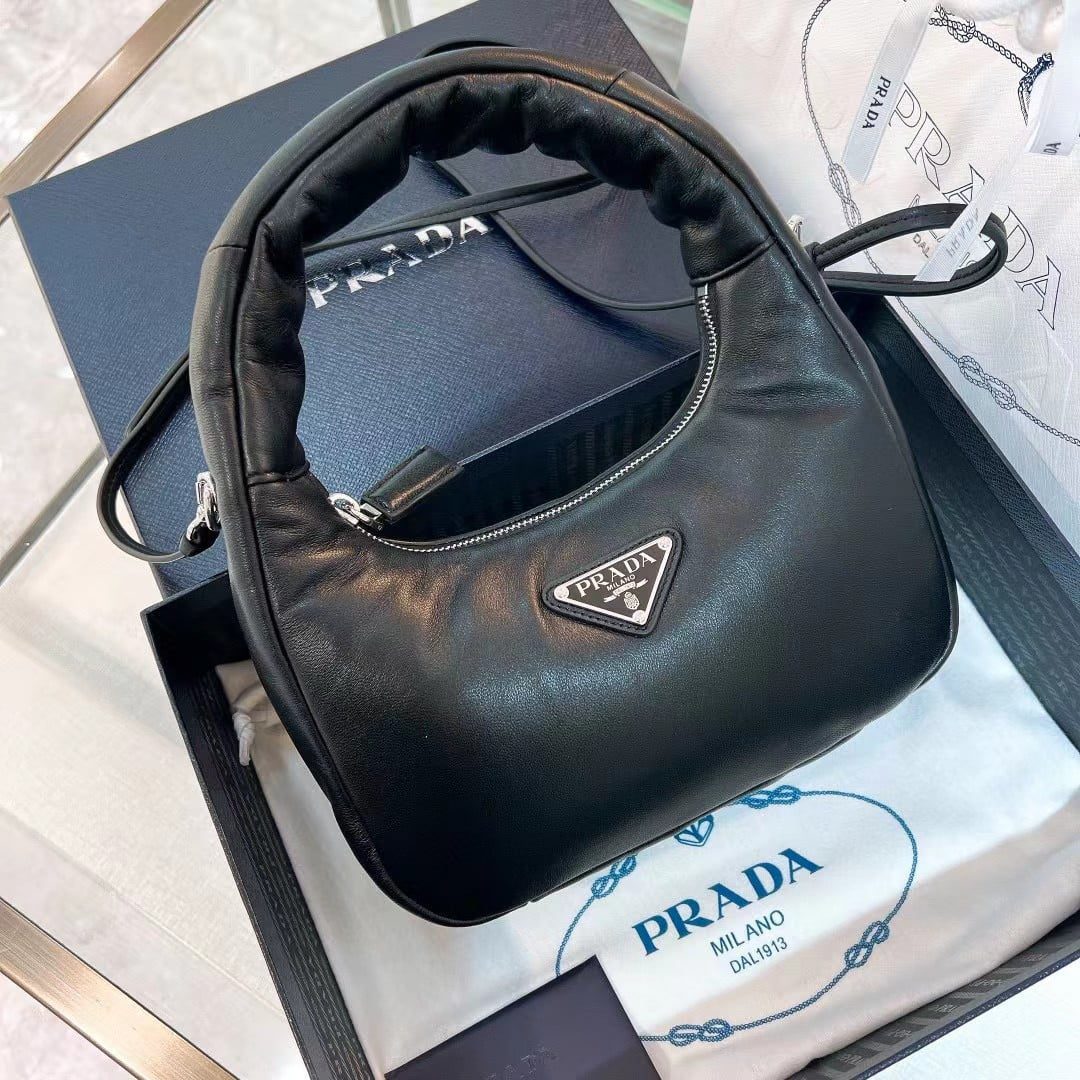 Prada Soft Padded Nappa Leather Mini Bag 1BA384 view 4