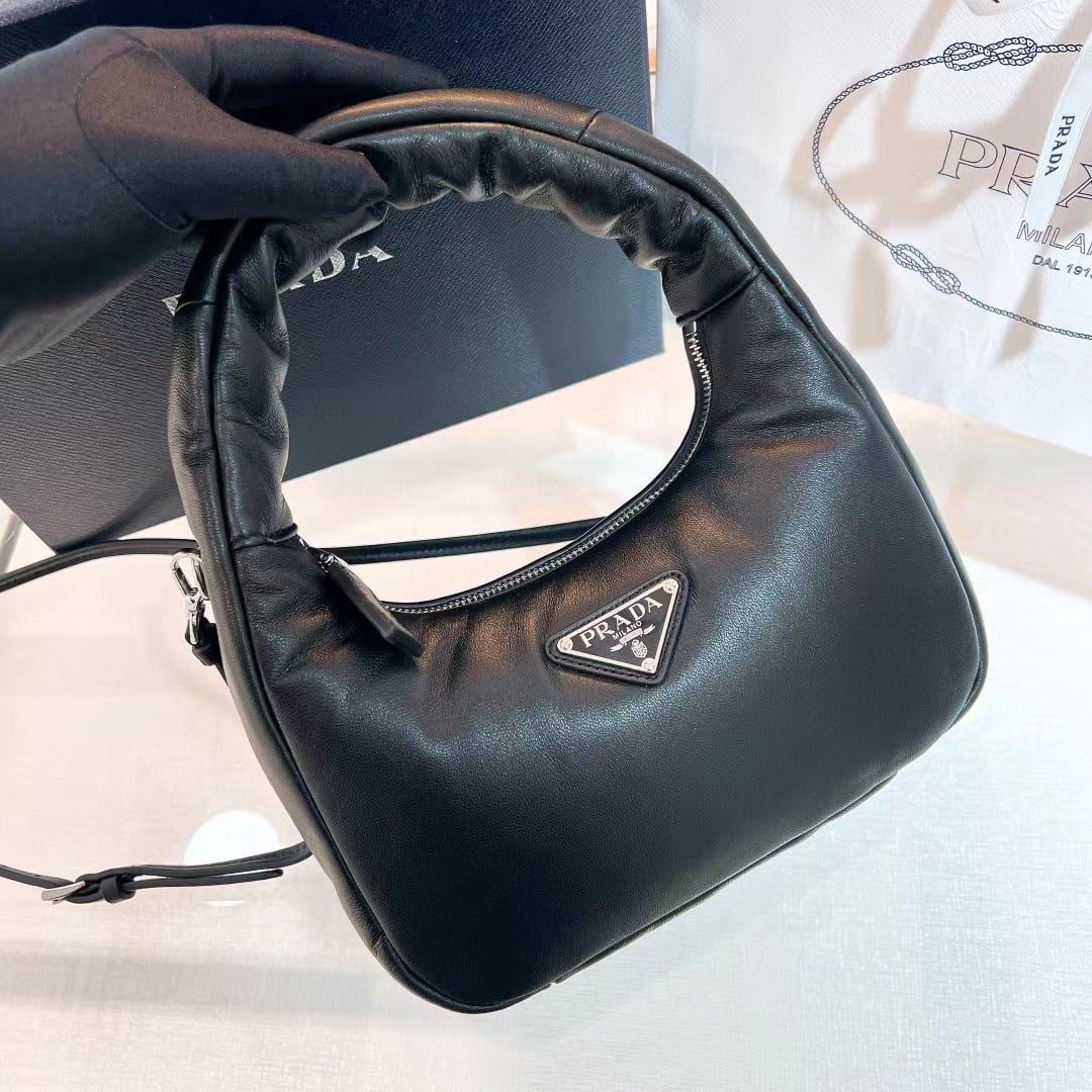 Prada Soft Padded Nappa Leather Mini Bag 1BA384 view 6