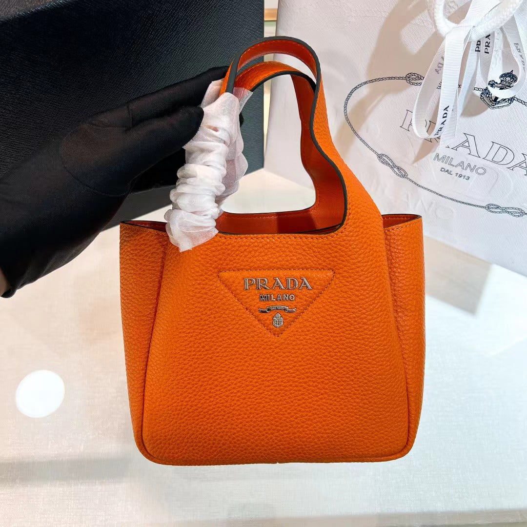 Prada Leather Tote Bag 1BG335 view 10