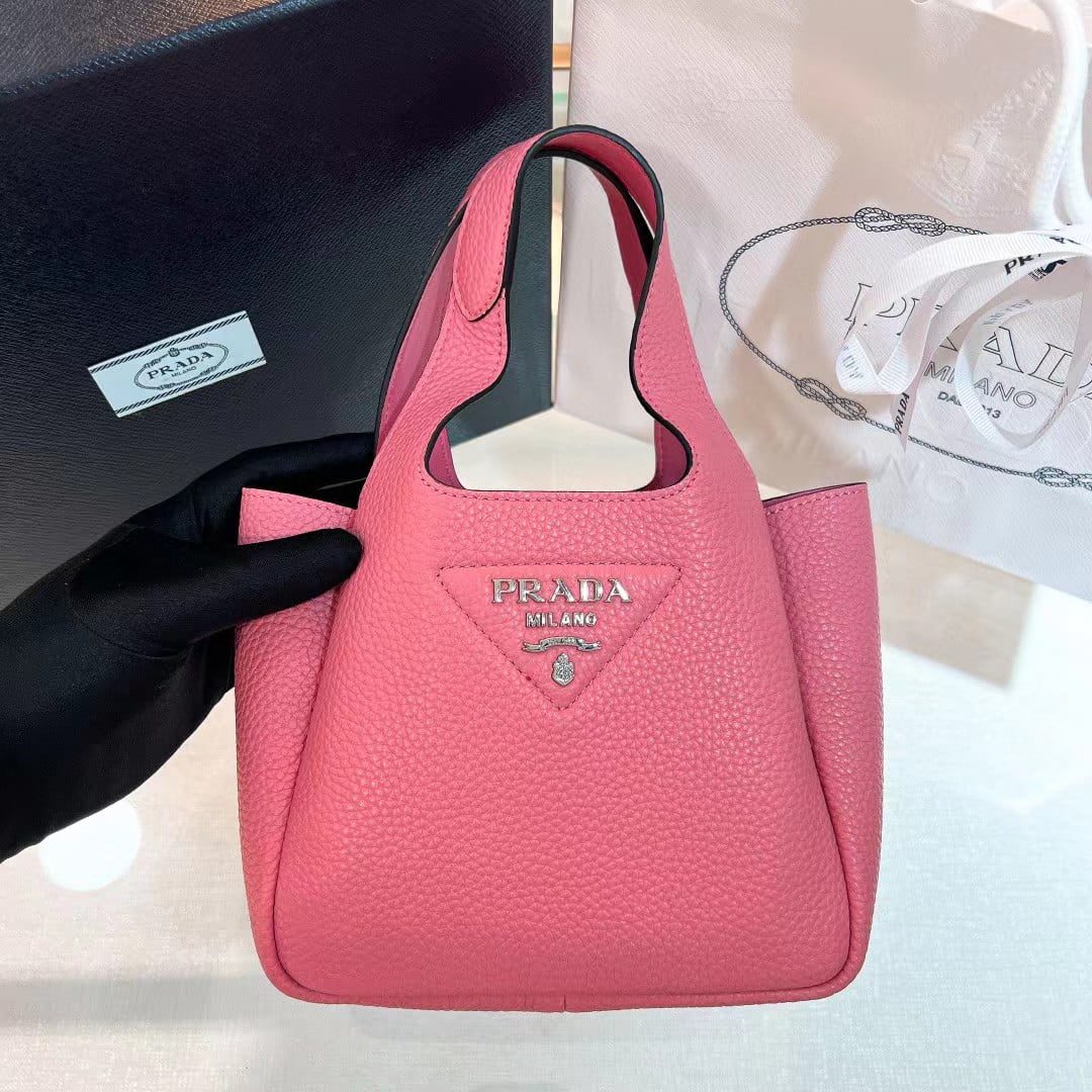 Prada Leather Tote Bag 1BG335 view 3