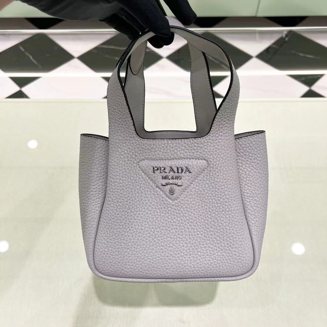 Prada Leather Tote Bag 1BG335 view 9
