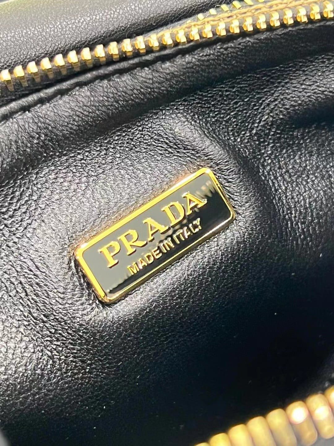 Prada Symbole Embroidered Fabric Bag 1BC176 view 9