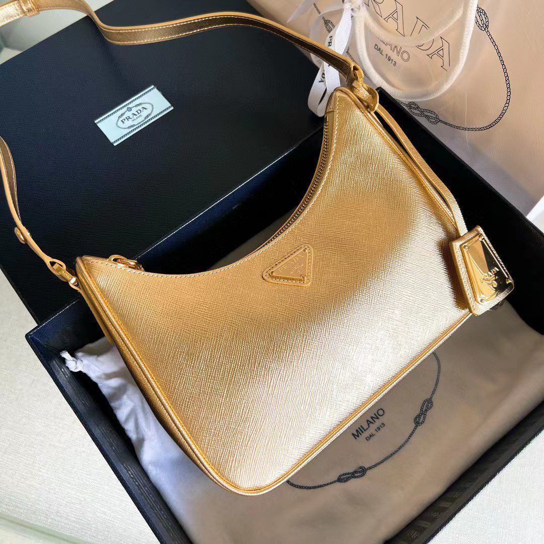 Prada Re-Edition Saffiano Leather Mini Bag 1BC204 view 1