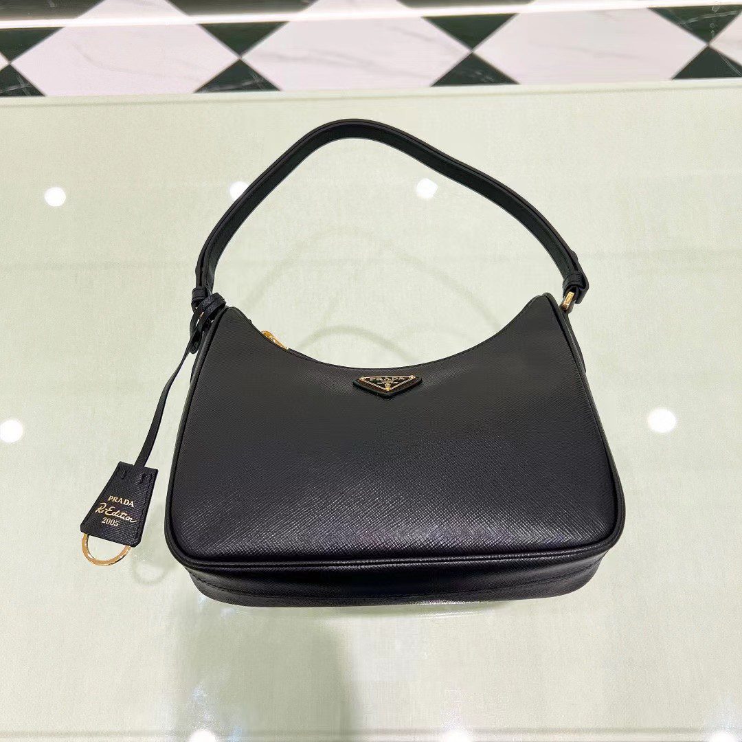 Prada Re-Edition Saffiano Leather Mini Bag 1BC204 view 10