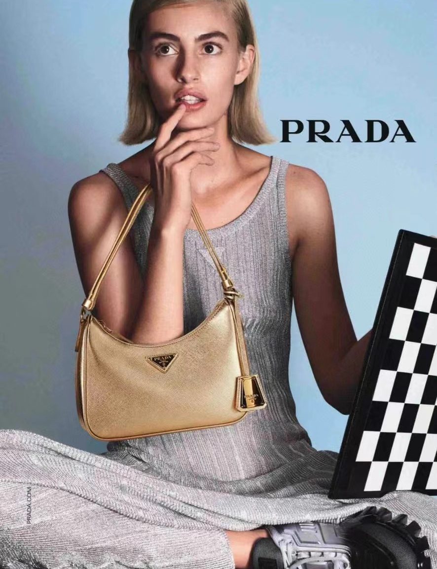 Prada Re-Edition Saffiano Leather Mini Bag 1BC204 view 18