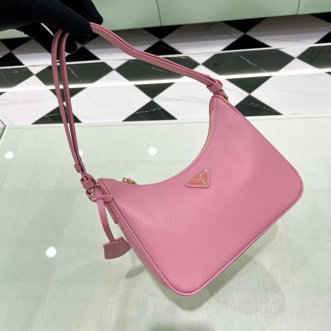 Prada Re-Edition Saffiano Leather Mini Bag 1BC204 view 2