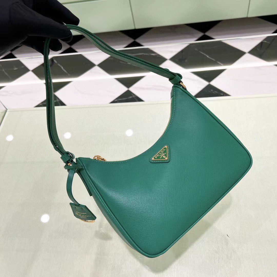 Prada Re-Edition Saffiano Leather Mini Bag 1BC204 view 3