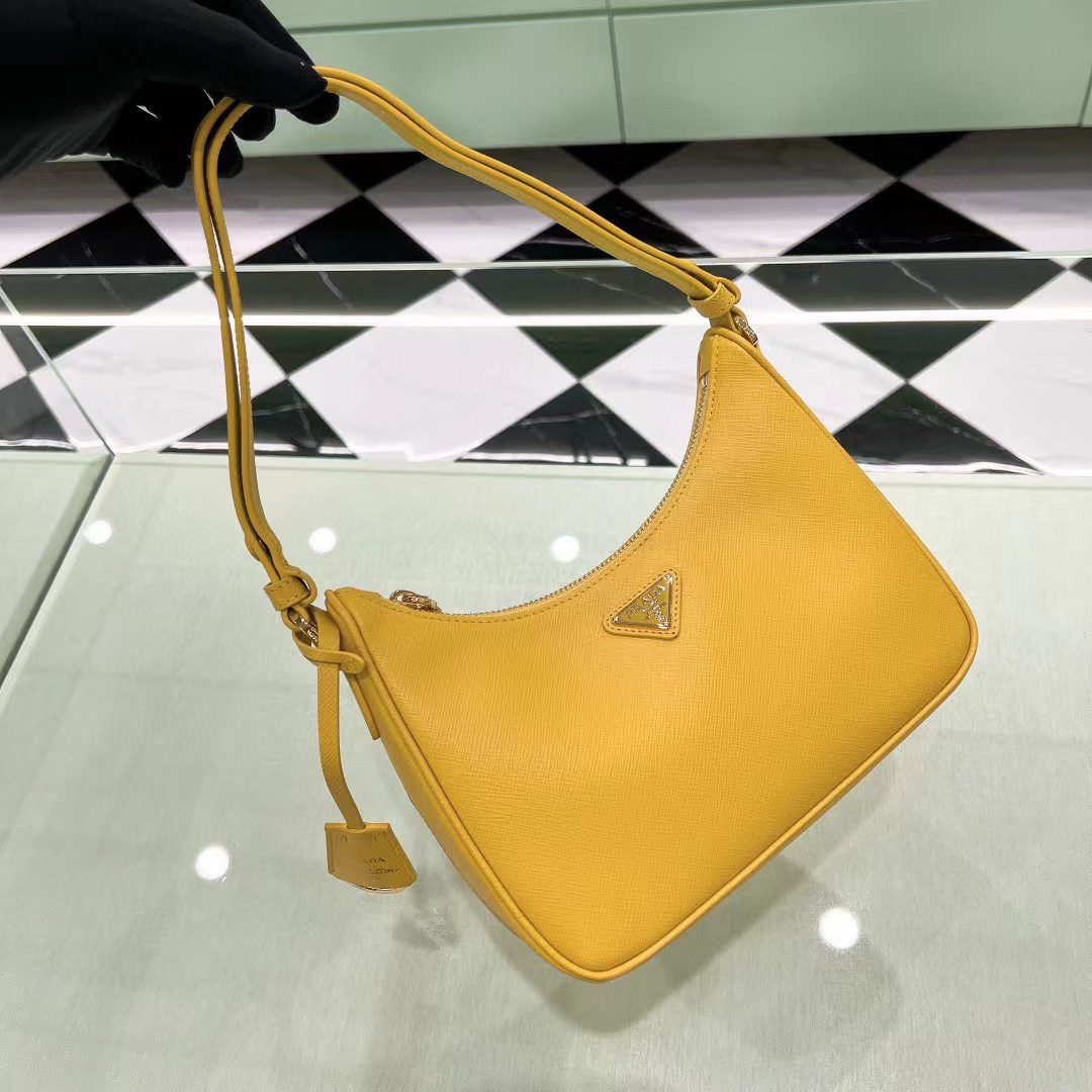 Prada Re-Edition Saffiano Leather Mini Bag 1BC204 view 5