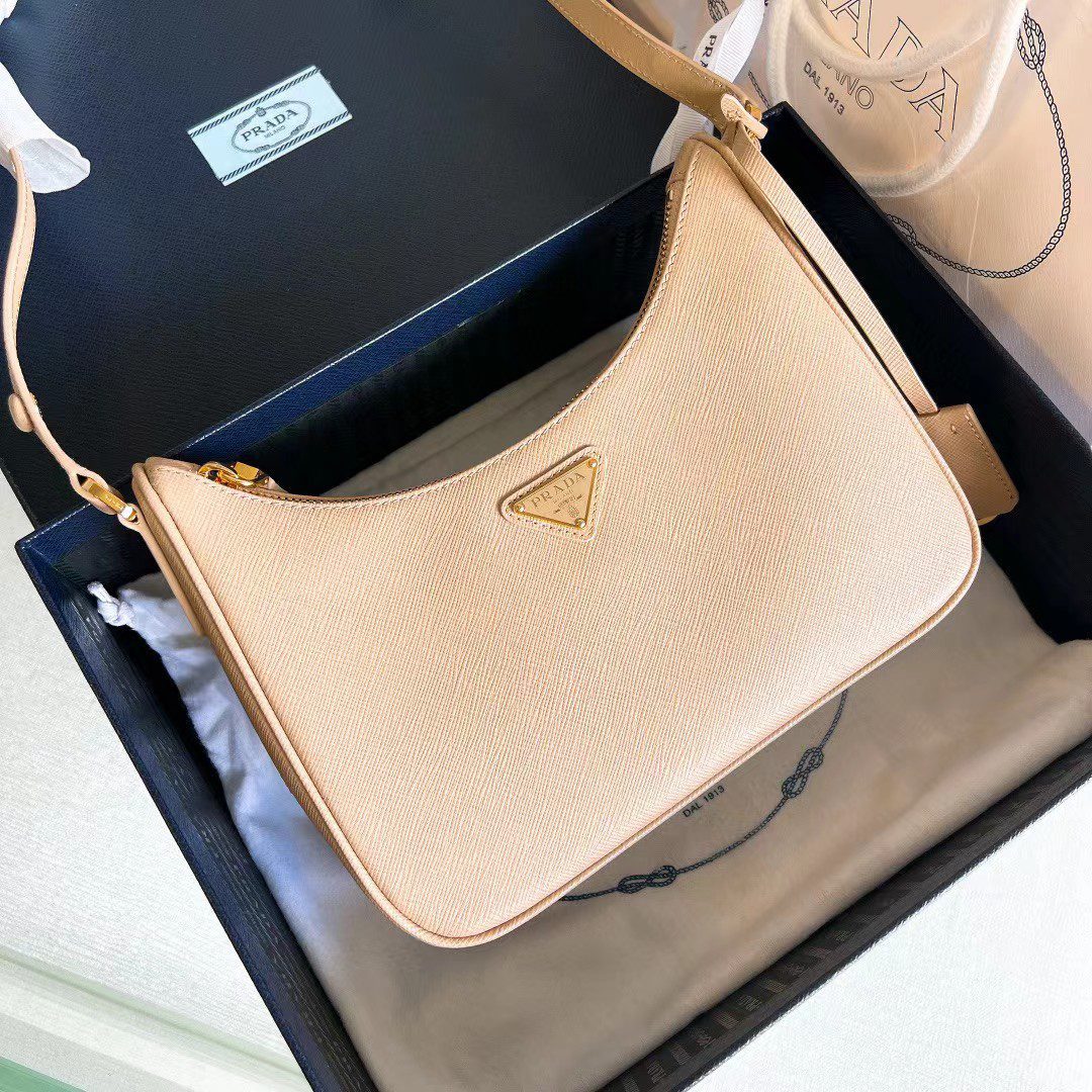 Prada Re-Edition Saffiano Leather Mini Bag 1BC204 view 8